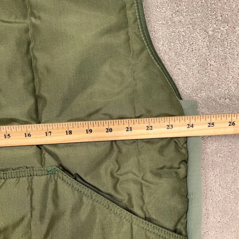 Vintage RefrigiWear Vest‎ Mens XLarge Olive Green Insulate Quilt Work Chore